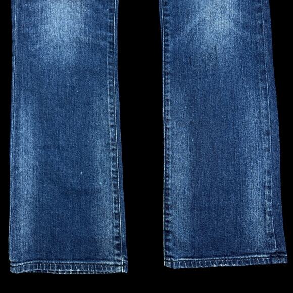Gap 1969 Perfect Boot Jeans | Blue Wash | Size 27R Mid Rise Sanded Classic - Picture 5 of 10